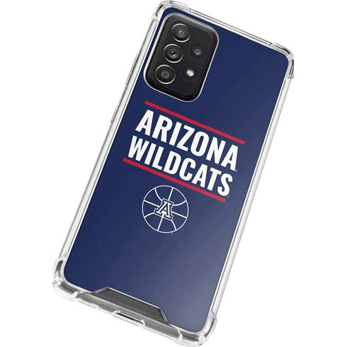 University of Arizona Wildcats Basketball Mark Galaxy A72 5G Clear Case